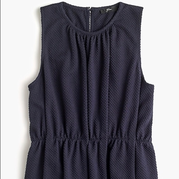 J. Crew Tops - ✨NEW WITH TAG✨ J. Crew Navy Raised-dot Peplum Top